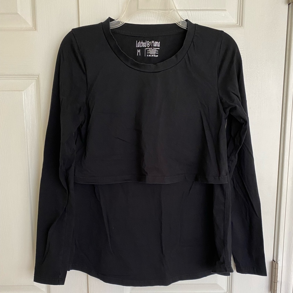 Latched Mama Long sleeve swing tee M